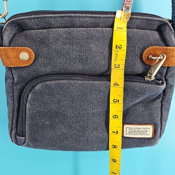 Travelon Denim Crossbody Bag – Compact, Secure, & Stylish - Picture 9 of 13